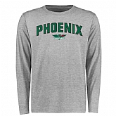 Wisconsin-Green Bay Phoenix Proud Mascot Long Sleeve WEM T-Shirt - Ash,baseball caps,new era cap wholesale,wholesale hats